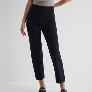 EXPRESS Columnist High Waisted Body Contour Knit Ankle Pant | Size 9/10 Short |
